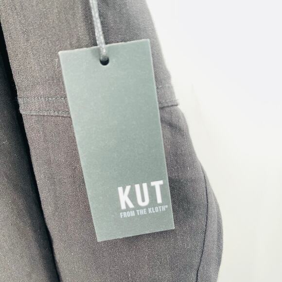KUT FROM THE KLOTH Pants Size 2X Linen Blend Smocked Drawstring Pockets NWT - Picture 5 of 15
